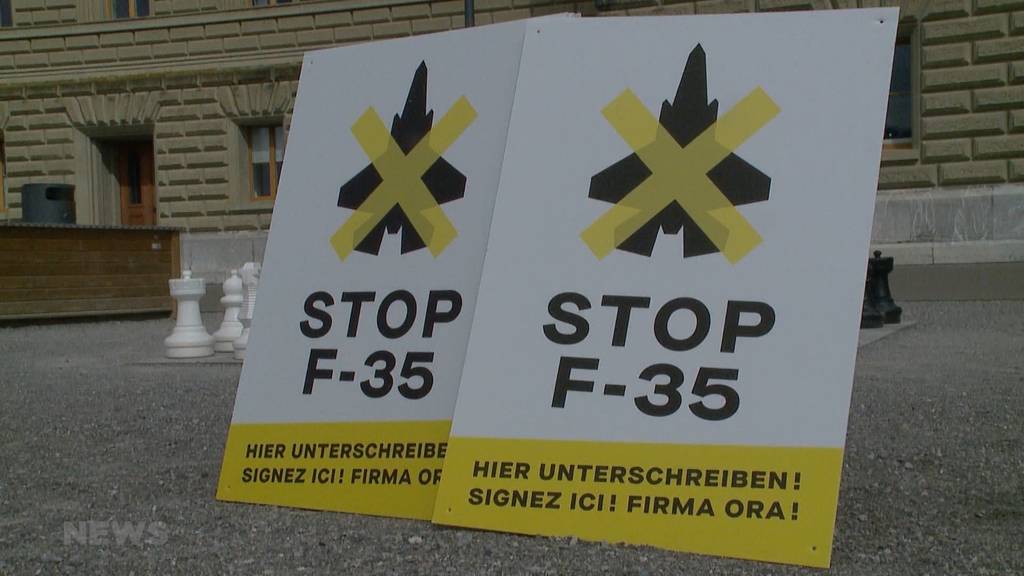 SP und Grüne wollen F-35-Kampfjets mit Volksinitiative verhindern