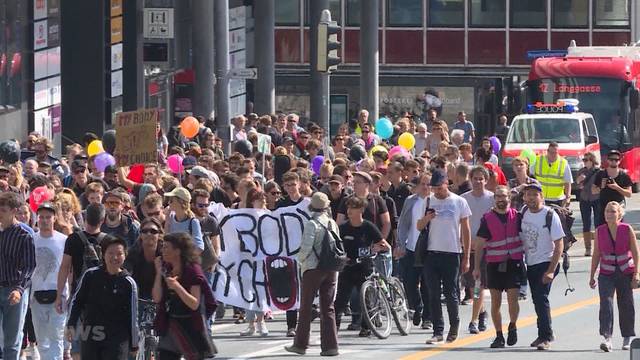 Gegendemo zum „Marsch fürs Läbe“