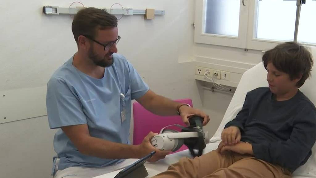 VR-Brillen im Kinderspital Luzern: «Patienten sind begeistert»