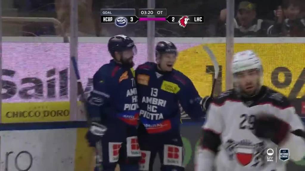 Ambri siegt gegen Lausanne in der Overtime