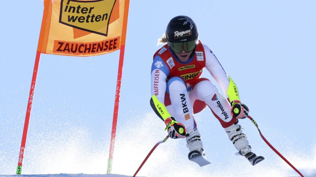 Lara Gut-Behrami ist bereit für die vierte Weltcup-Abfahrt dieses Winters.