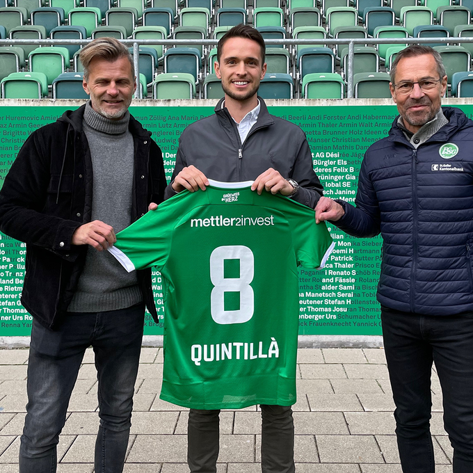 Jordi Quintillà kehrt zum FC St.Gallen zurück