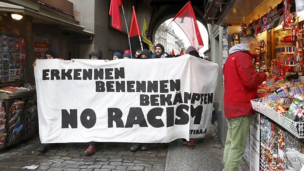Demonstration gegen Rassismus in Bern. (Archivbild)