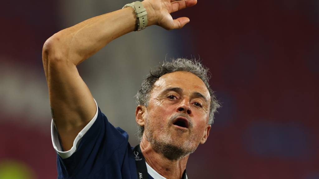 Luis Enrique, Trainer von PSG, wartet noch auf den ersten Meisterschaftssieg dieser Saison