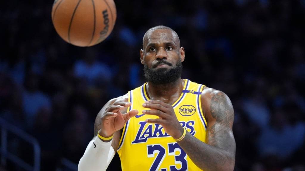Hat auch mit 40 Jahren noch nicht genug: NBA-Supersar LeBron James von den Los Angeles Lakers