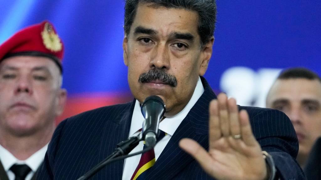 ARCHIV - Venezuelas autoritärer Staatschef Nicolás Maduro. Foto: Matias Delacroix/AP/dpa