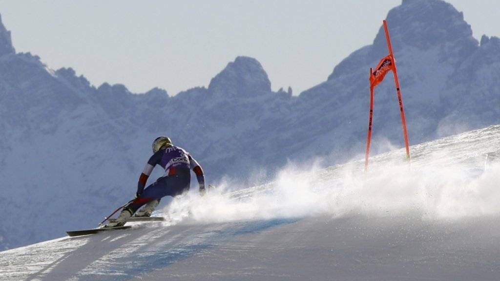 Perfekte Bedingungen in den Dolomiten: Lindsey Vonn unterwegs zur Bestzeit im zweiten Training von Cortina d'Ampezzo