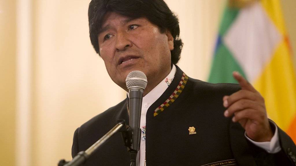 Boliviens Präsident Evo Morales strebt eine Verfassungsänderung an, die ihm auch eine dritte Amtszeit erlauben würde. (Archivbild)