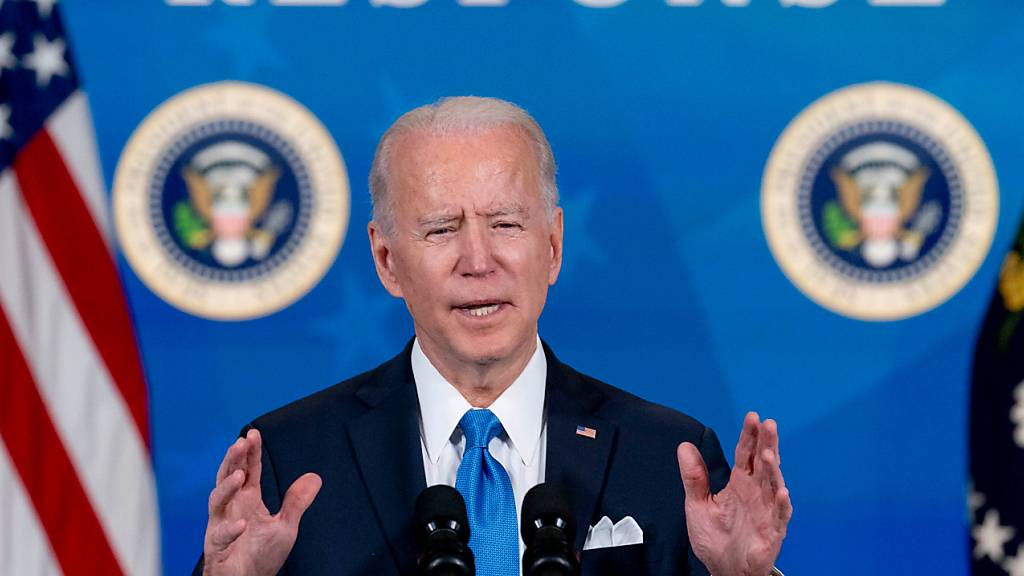 ARCHIV - US-Präsident Joe Biden hatte Nordkorea jüngst in einer Rede als «ernste Bedrohung» für die Sicherheit der USA und der Welt bezeichnet. Foto: Andrew Harnik/AP/dpa