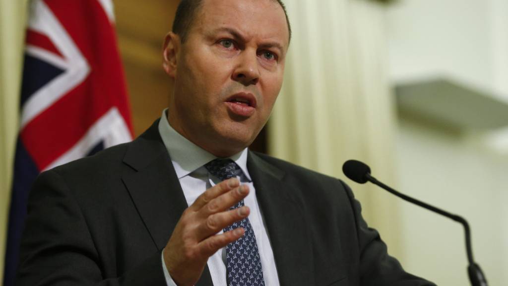Treasurer Josh Frydenberg speaks to the media during an announcement in Melbourne, Friday, July 31, 2020. (AAP Image/Daniel Pockett) NO ARCHIVING