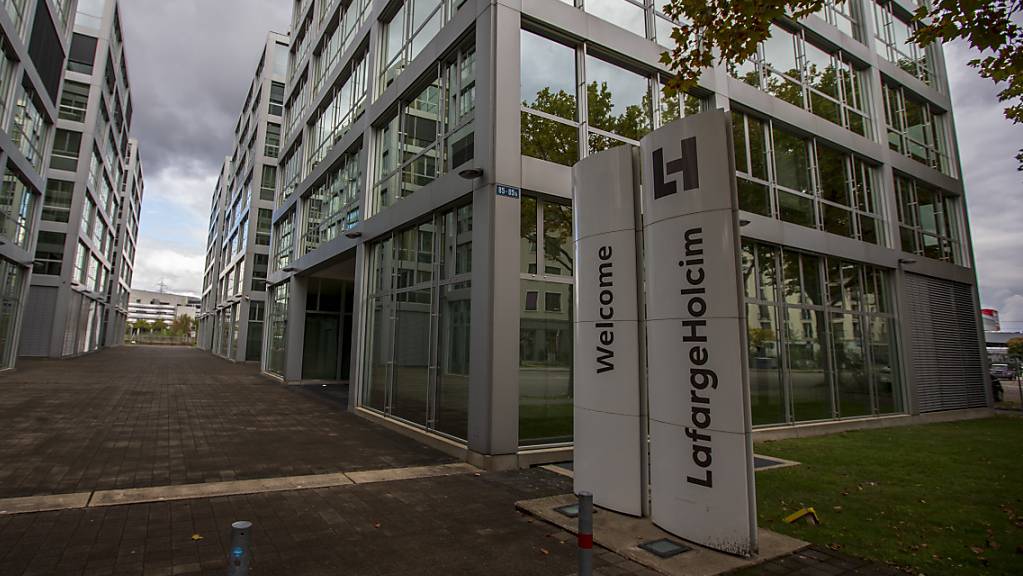 Bei LafargeHolcim klingeln die Kassen: Sitz des Unternehmens in Zürich (Archivbild).
