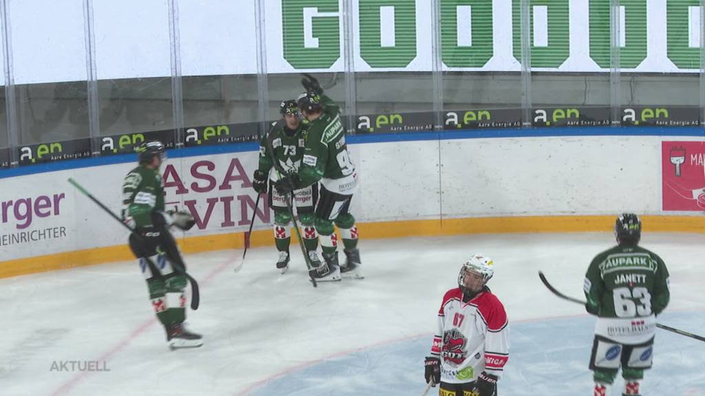 Geglückter Saisonstart: Neue Hymne und Spielsieg. EHC Olten jubelt