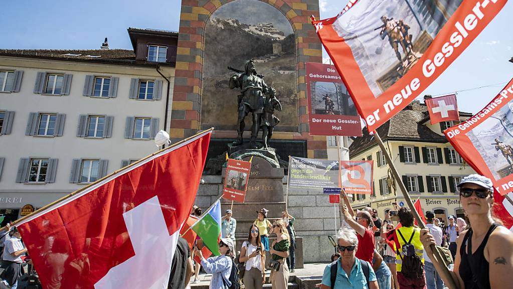 Im vergangenen Herbst war es in Altdorf zu einer Demonstration von Gegnern der Corona-Massnahmen gekommen – eine erneute Bewilligung gibt es nicht. (Archivbild)