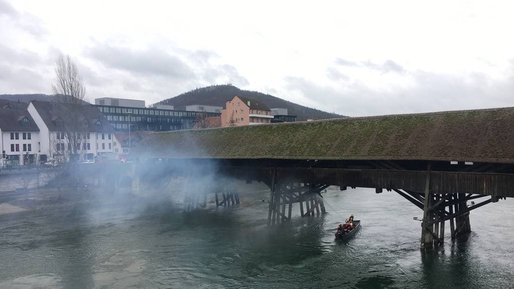 Brand Holzbrücke Olten