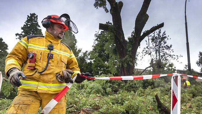 Starkes Unwetter fegt über die Schweiz