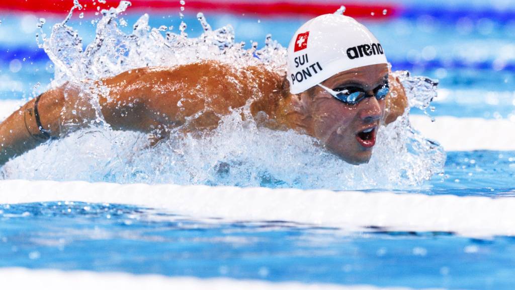 Noè Ponti hat über 100 m Delfin eine Medaille im Visier