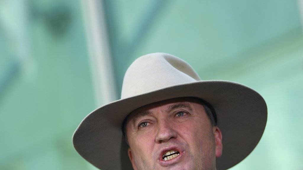 Nimmt nach mehreren Affären den Hut: Australiens Vize-Premierminister Barnaby Joyce. (Archivbild)