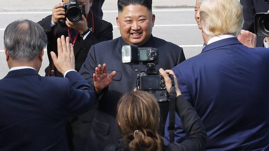 Zeugen berichten von pfeifendem Atem: Nordkoreas Machthaber Kim Jong Un. (Archivbild)