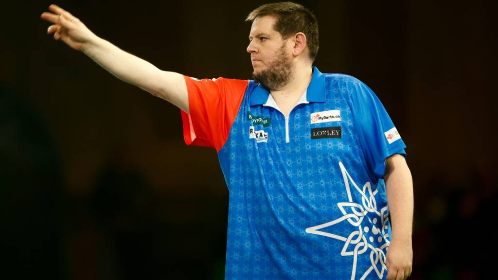 Exploit in London: der Schweizer Darts-Profi Srefan Bellmont