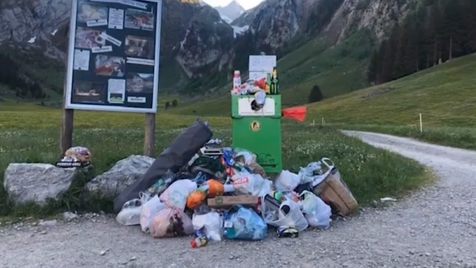 Ranger überflüssig: Weniger Abfall im Alpstein