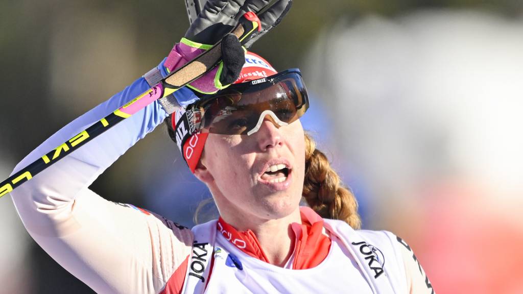 Lena Häcki-Gross überzeugt in der Verfolgung mit Rang 5