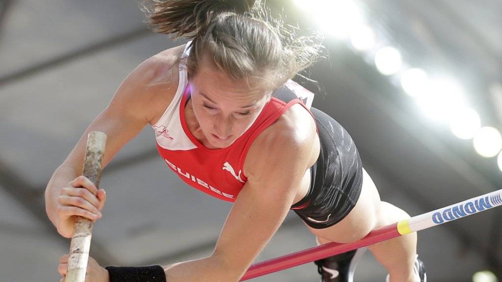 Nicole Büchler übersprang in Potsdam 4,66 m - ein Zentimeter mehr als ihr eigener Schweizer Rekord