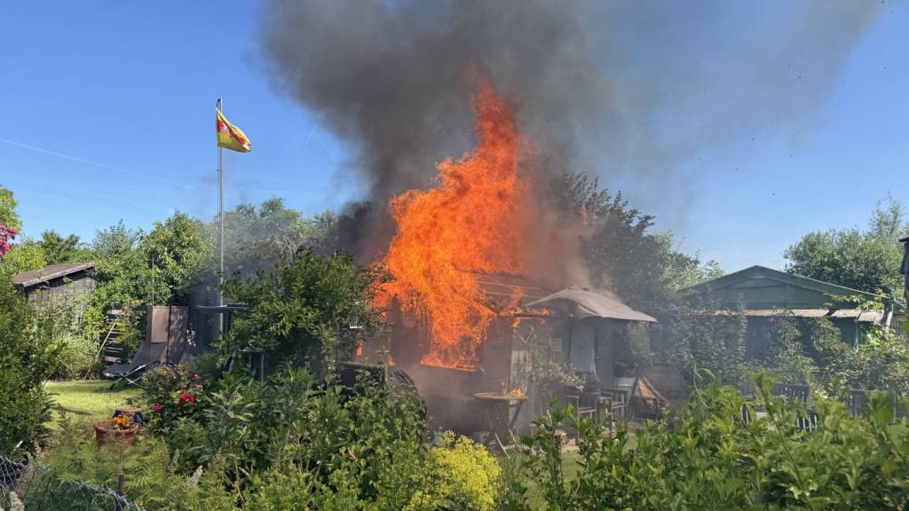 Beim Brand wurde niemand verletzt.