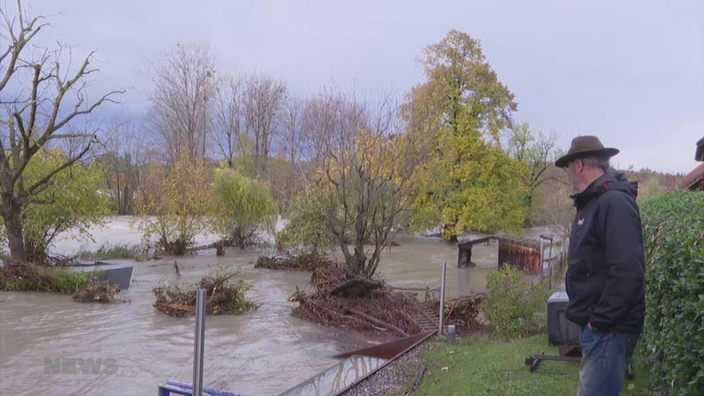 Hochwasser-Lage Region Laupen