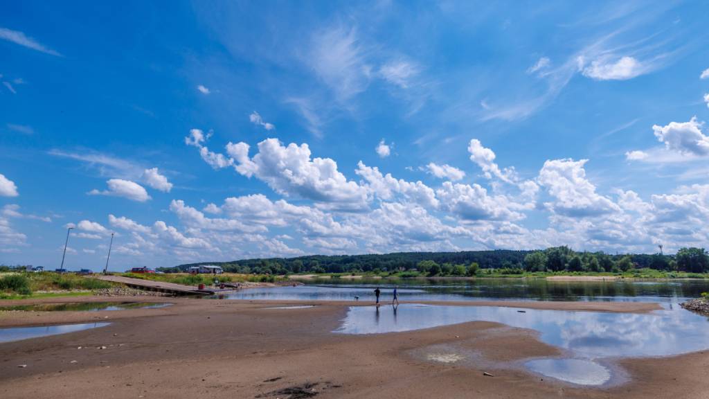 Aus europäischen Flüssen floss so wenig Wasser wie seit Jahrzehnten nicht ins Meer. (Archivbild)