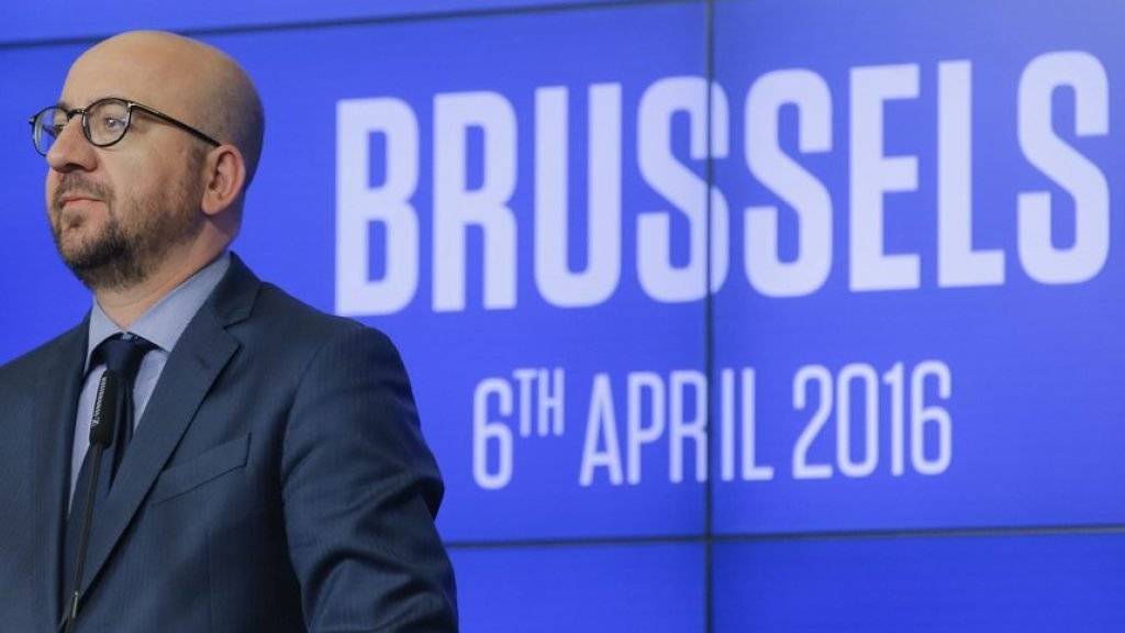 Sieht sein Land und die Hauptstadt auf gutem Weg zurück zur Normalität: Belgiens Ministerpräsident Charles Michel.