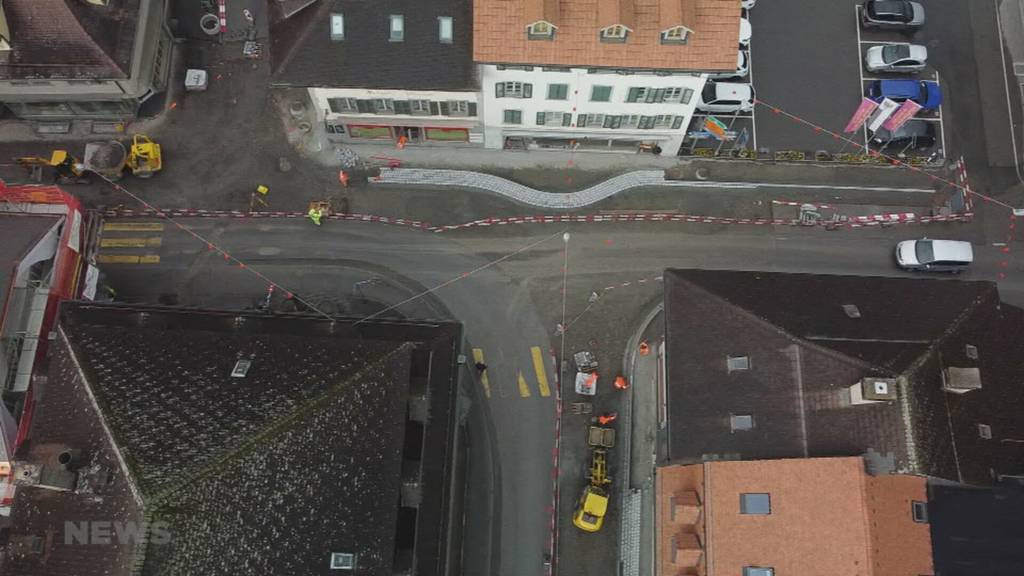 Baustelle hält Kundschaft in Frutigen fern