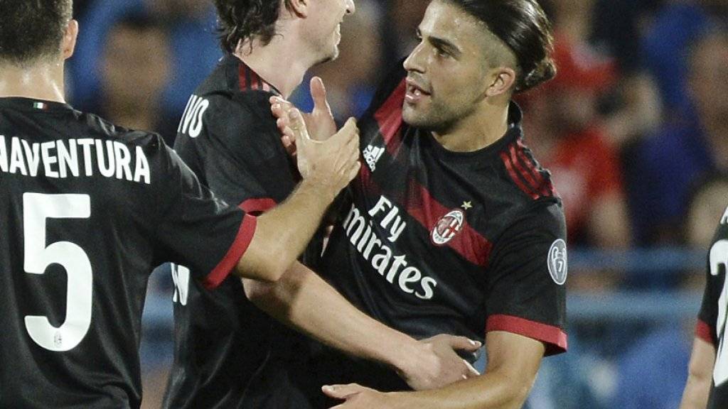 Ricardo Rodriguez glänzt beim Pflichtspiel-Debüt für Milan mit einem Freistosstor