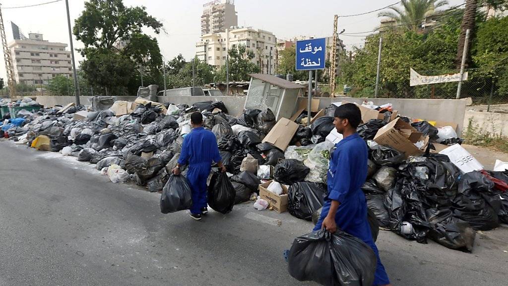 Libanons Regierung will das Abfallproblem durch Export lösen.