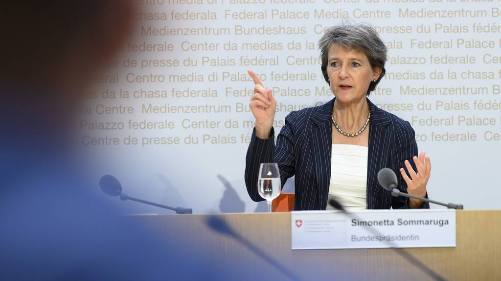 Bundespräsidentin Simonetta Sommaruga sprach am Montag an der Universität Basel. (Symbolbild)