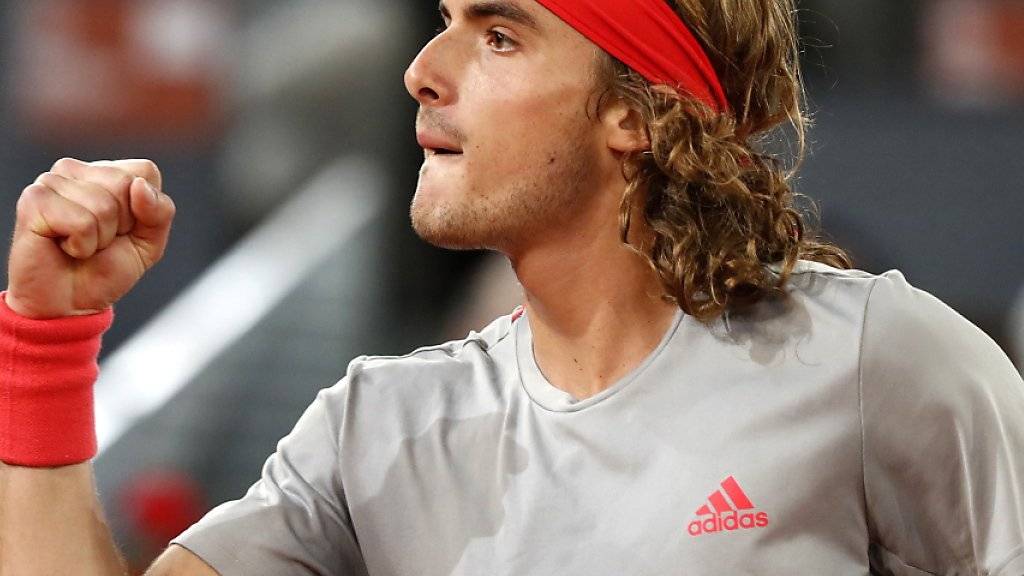 Stefanos Tsitsipas zeigt gegen Rafael Nadal die Siegerfaust