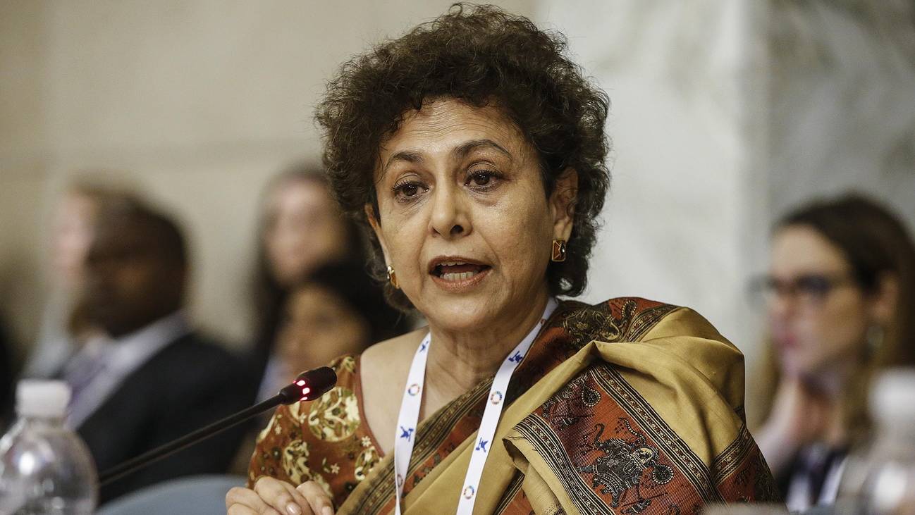 UNO-Berichterstatterin für Pressefreiheit Irene Khan, 2019
