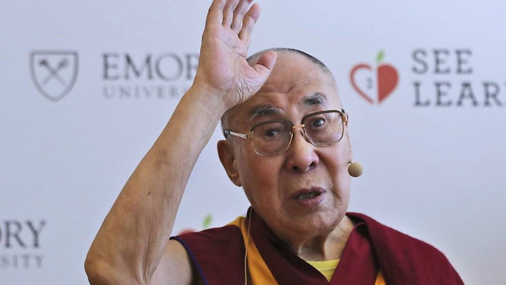 Liegt mit einer Infektion im Spital in Indien: der Dalai Lama, das geistliche Oberhaupt der Tibeter. (Archivbild)
