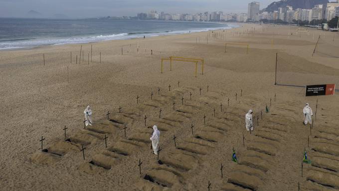 100 Gräber an brasilianischem Strand ausgehoben