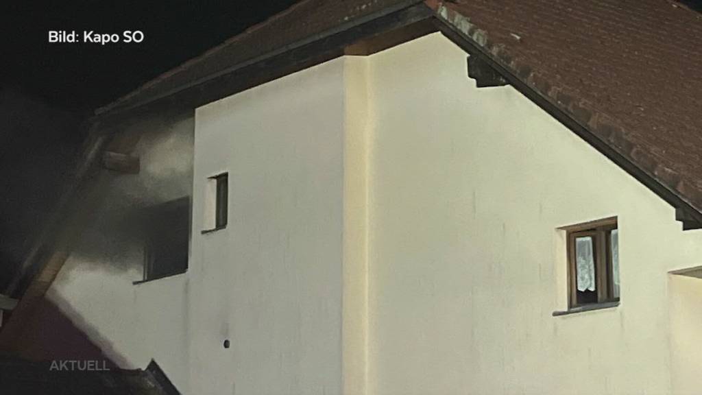 Ausgebrannt: In Dulliken richtet ein Feuer grossen Schaden an