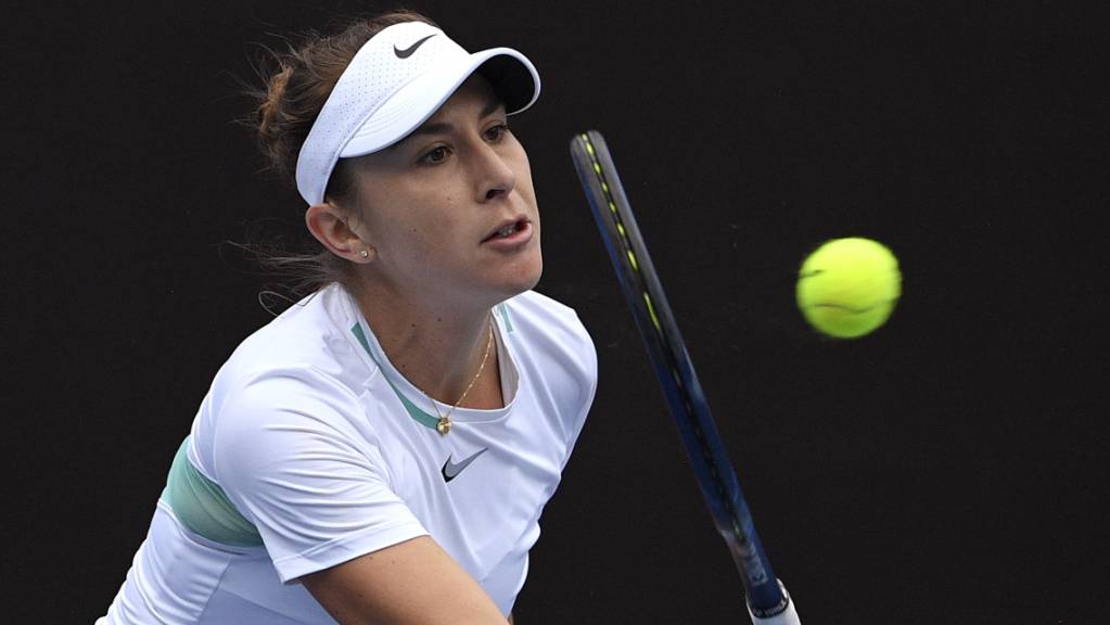 Konzentriert und souverän: Belinda Bencic gewann ihre Startpartie am Australian Open gegen eine unbequeme Gegnerin ohne grössere Probleme