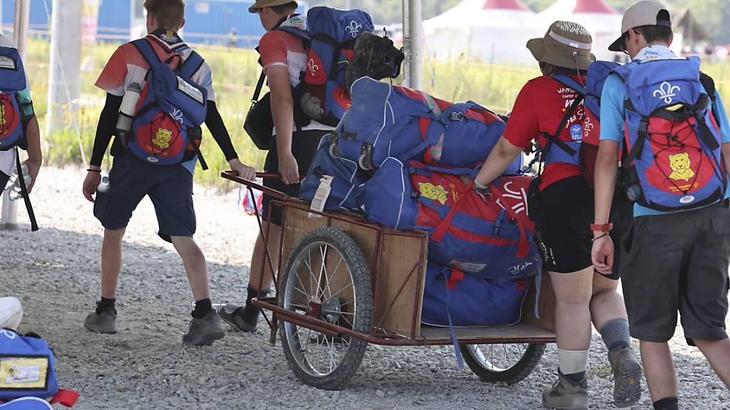 Tausende Pfadfinderinnen und Pfadfinder werden wegen des nahenden Taifuns umgesiedelt. (Archivbild)