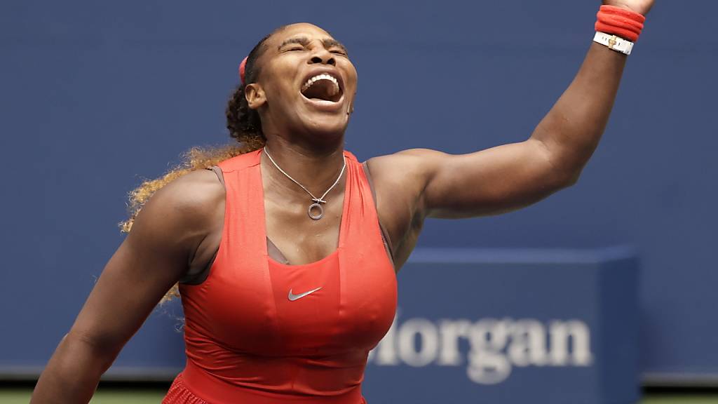 Schrei der Erlösung: Serena Williams zog nach dem Verlust des ersten Satzes doch noch in die US-Open-Halbfinals ein