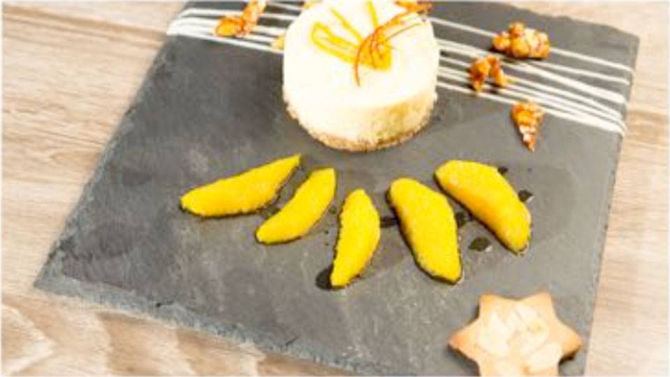 Spekulatiustörtchen mit Orangenmousse
