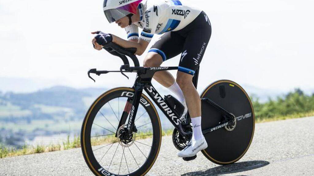 Marlen Reusser wird in den Zeitfahren ein weiteres Jahr im Trikot der Europameisterin unterwegs sein