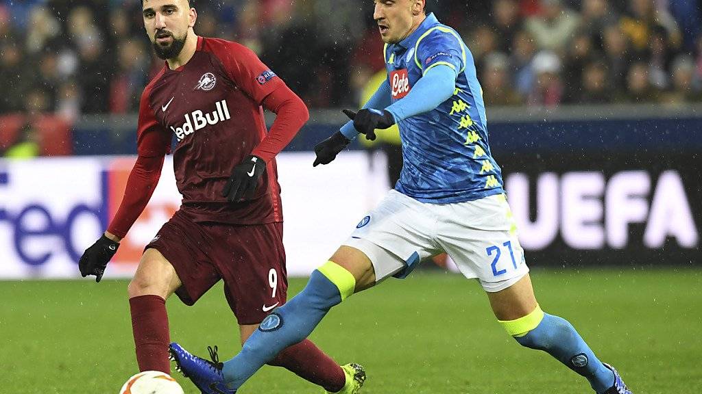 Munas Dabbur bleibt mit Salzburg trotz starker Leistung an Napoli hängen