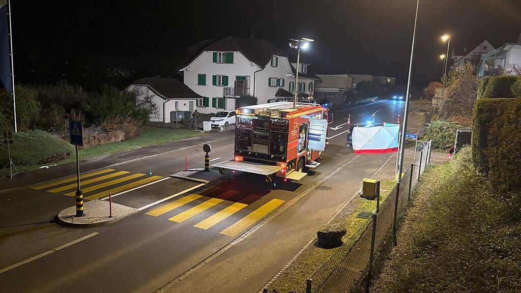 Eine Fussgängerin wurde in Rapperswil-Jona von einem Auto erfasst und tödlich verletzt.