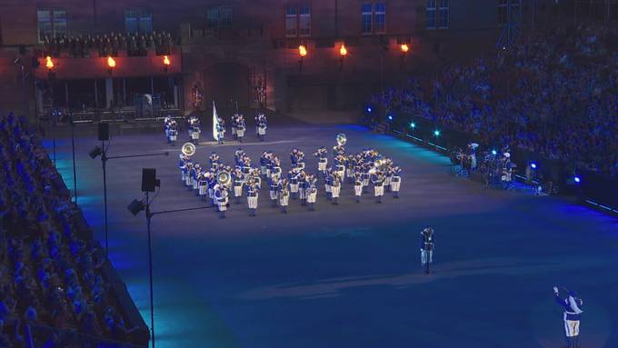 Unterwegs mit der Lucerne Marching Band