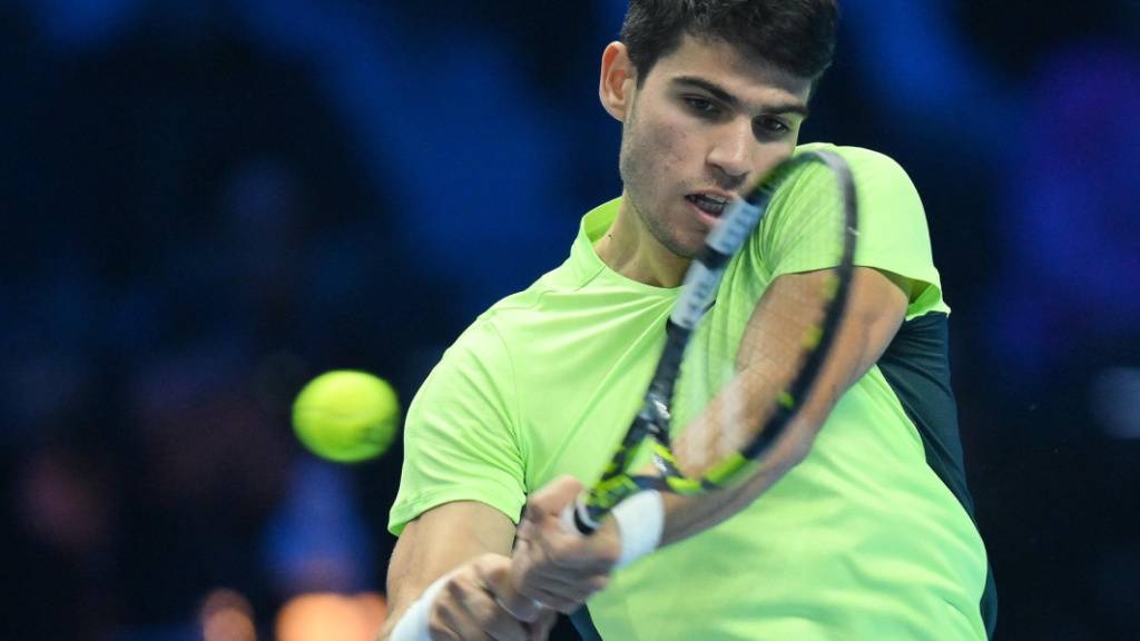 Hat mit der beidhändigen Rückhand Erfolg: Carlos Alcaraz