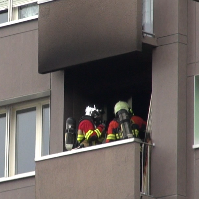 Küche in Bieler Wohnung gerät in Brand
