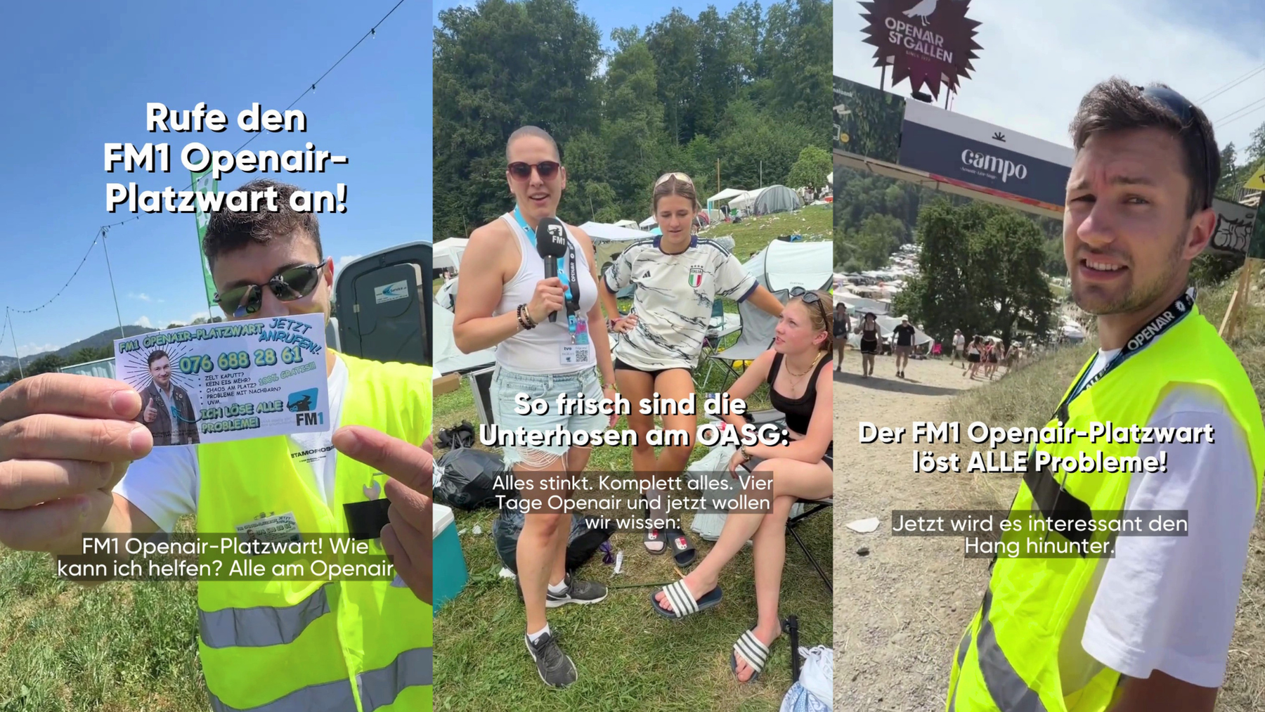 Vier Tage Ausnahmezustand im Sittertobel:Tausende Festivalfans feierten, tanzten und sangen beim Openair St.Gallen 2026.